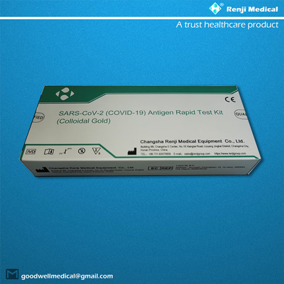 Nasopharyngeal Swab ISO13485 प्रमाणन के साथ घरेलू एजी रैपिड टेस्ट किट