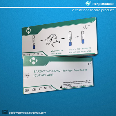 5 सेट / बॉक्स रैपिड COVID 19 टेस्टिंग किट Nasopharyngeal Swabs . के साथ
