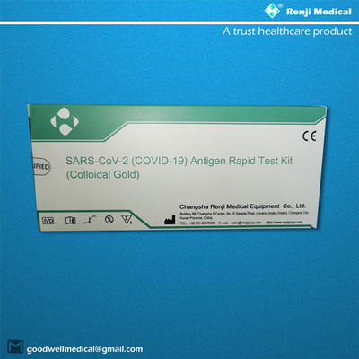 5 सेट / बॉक्स रैपिड COVID 19 टेस्टिंग किट Nasopharyngeal Swabs . के साथ