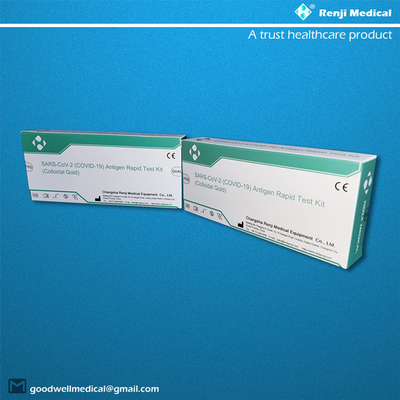 5 सेट / बॉक्स रैपिड COVID 19 टेस्टिंग किट Nasopharyngeal Swabs . के साथ