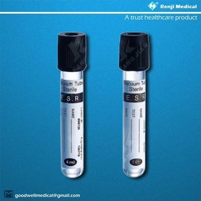 4ml/5ml डिस्पोजेबल वैक्यूम रक्त संग्रह ट्यूब, सुदूर इन्फ्रारेड ESR टेस्ट ट्यूब