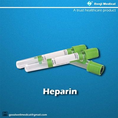 वयस्क / बाल रोग के लिए 9 मिलीलीटर रक्त नमूना संग्रह ट्यूब शीशियां